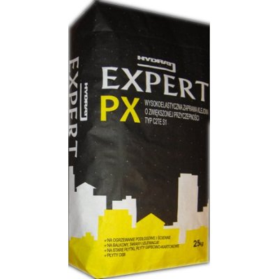wysoko elastyczna zaprawa klejowa przeznaczoną do mocowania glazury i terakoty HYDRAT-EXPERT PX 25kg
