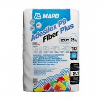 Wzmocniony klej z włóknami ADESILEX P9 FIBER PLUS 25 kg MAPEI