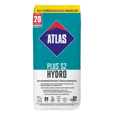 ATLAS S2 Hydro Klej do płytek z hydroizolacją 15kg C2TES2