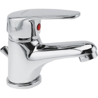 bateria SMILE umywalkowa jednouchwytowa stojąca chrom FERRO (BSM2)