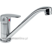 bateria SMILE zlewozmywakowa jednouchwytowa stojąca chrom FERRO (BSM4)
