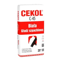 Biała gładź szpachlowa C-45 20kg