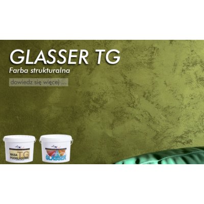 Farba strukturalna GLASSER TG - komplet na 5-6 m2