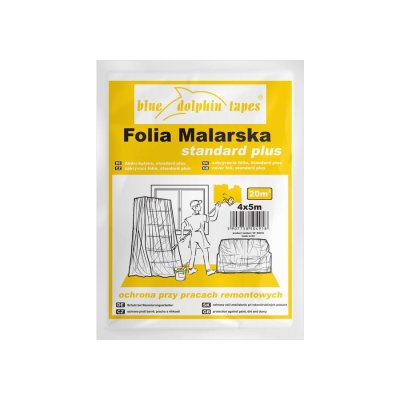 FOLIA MALARSKA STANDARD PLUS BLUE DOLPHIN 4x5m