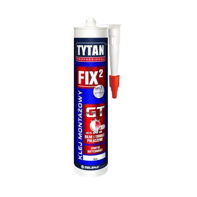 TYTAN PROFESSIONAL FIX² TURBO GT Klej Montażowy 290 ml biały
