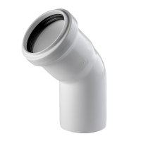 Kolano kanalizacyjne wewnętrzne Comfort PP/HT 32 mm 45 stopni PIPELIFE