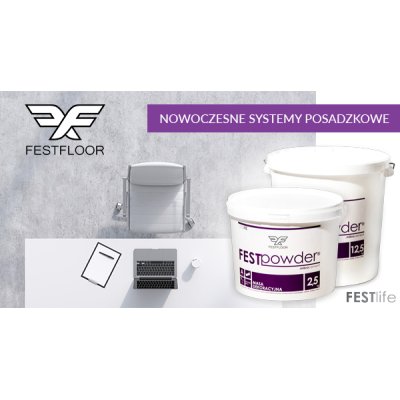 Mikrocement na posadzki Festfloor Life - zestaw na 10 m2