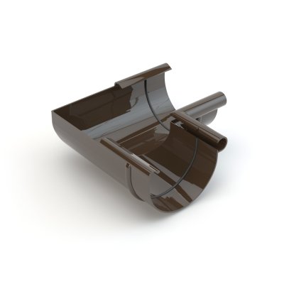 Narożnik wewnętrzny PVC 125 mm brąz Gamrat