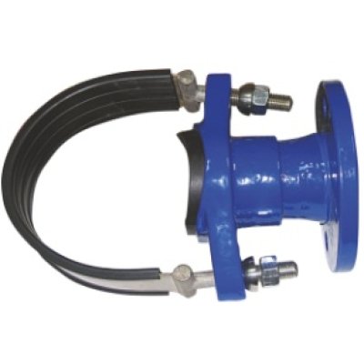 Nasada kołnierzowa z obejmą 80x50 na rury żeliwo, stal i AC AKWA