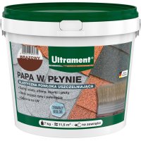 Papa w płynie 7kg kolor brąz Ultrament ELASTYCZNA POWŁOKA USZCZELNIAJĄCA