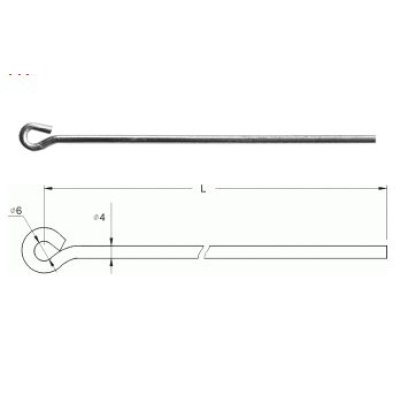 Pręt mocujący 25cm