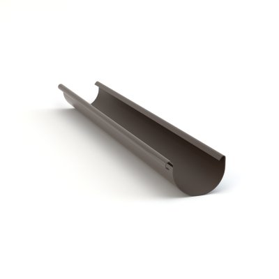 Rynna dachowa PVC 125 mm brąz 4mb Gamrat