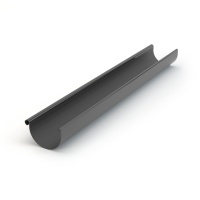 Rynna dachowa PVC 75 mm grafit 3mb Gamrat