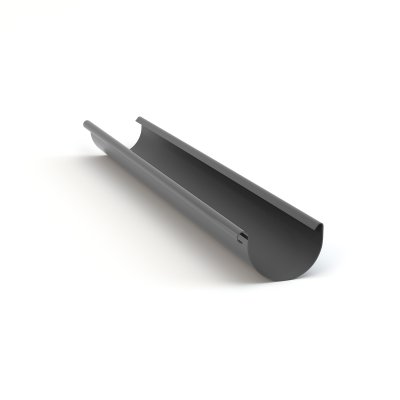 Rynna dachowa PVC 100 mm grafit 4mb Gamrat