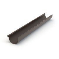 Rynna dachowa PVC 75 mm brąz 4mb Gamrat 