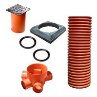 studnia teleskopowa kompletna 315/160 mm zbiorcza - 1 metr wysokośći+ stożek odciążający 