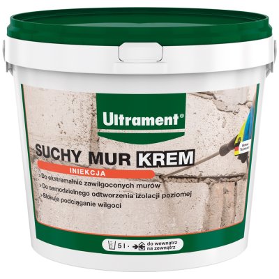 Suchy Mur Krem do iniekcji 5 L Ultrament