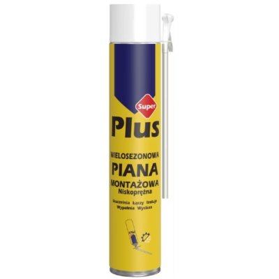 SUPER PLUS Wielosezonowa Piana Montażowa 750 ml