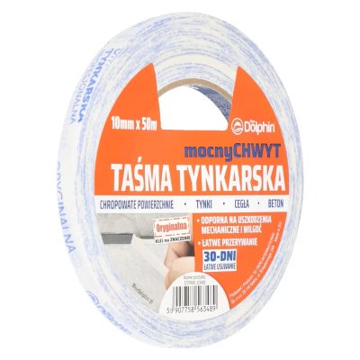 TAŚMA TYNKARSKA 30 - DNI 10mm x 50mb BLUE DOLPHIN