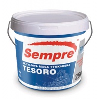 TESORO tynk akrylowy natrysk firmy SEMPRE Igr. kolorów opakowanie 20kg