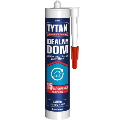 TYTAN PROFESSIONAL Idealny Dom Silikon Neutralny Sanitarny 280 ml biały