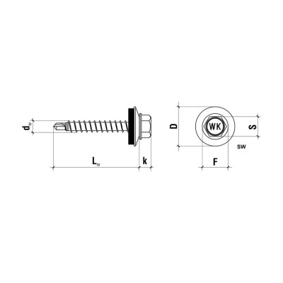 Wkręt farmerski 4,8x35mm ocynk (op.250 szt.)