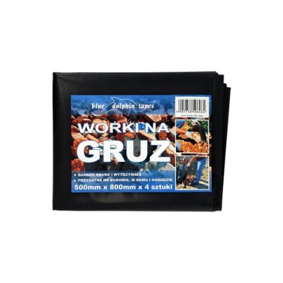 Worki na gruz 550mm x 950mm 4szt Blue Dolphin 